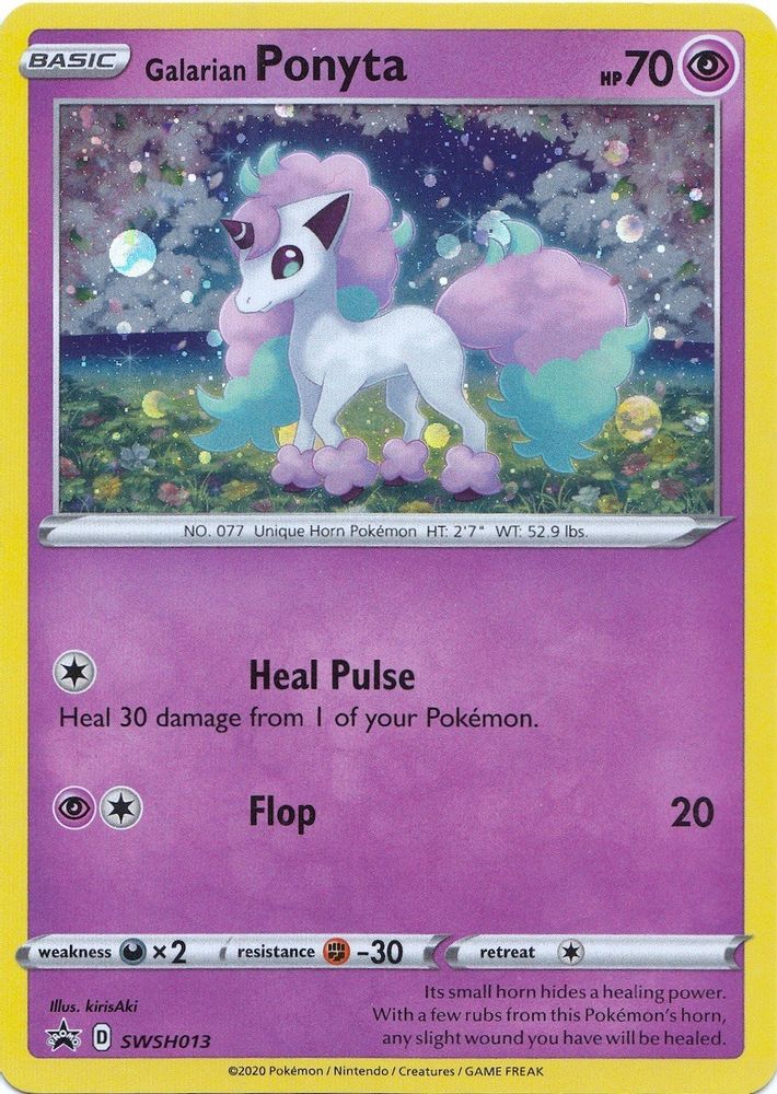 Galarian Ponyta SWSH013 - Holofoil SWSH Sword & Shield Promo Cards - Promo
