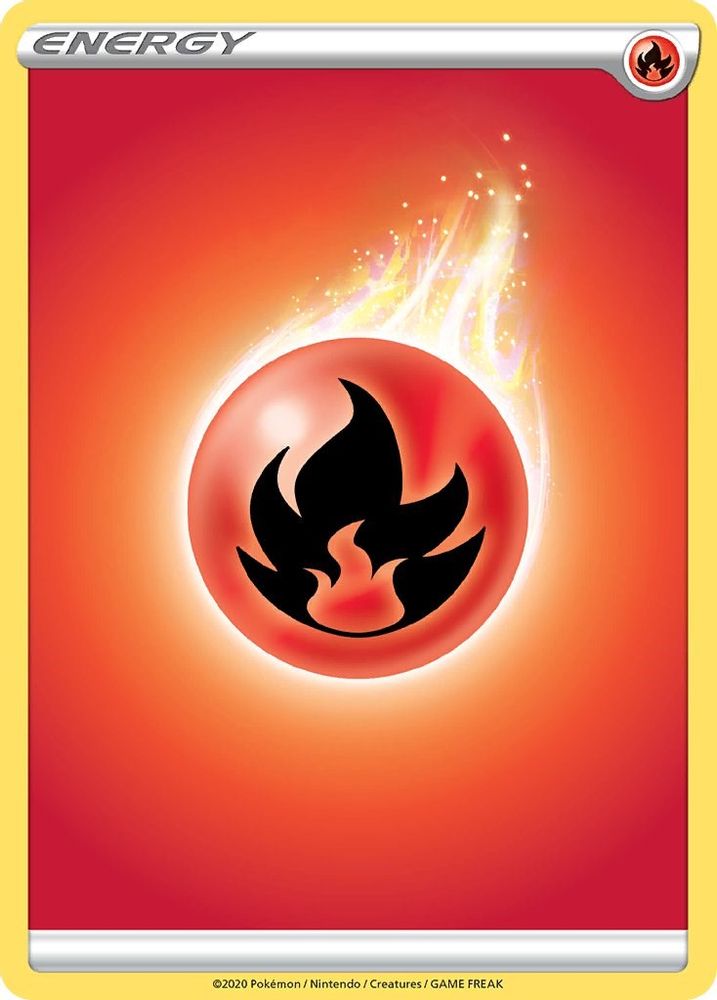 Fire Energy SWSH01 Sword & Shield Base Set - Common