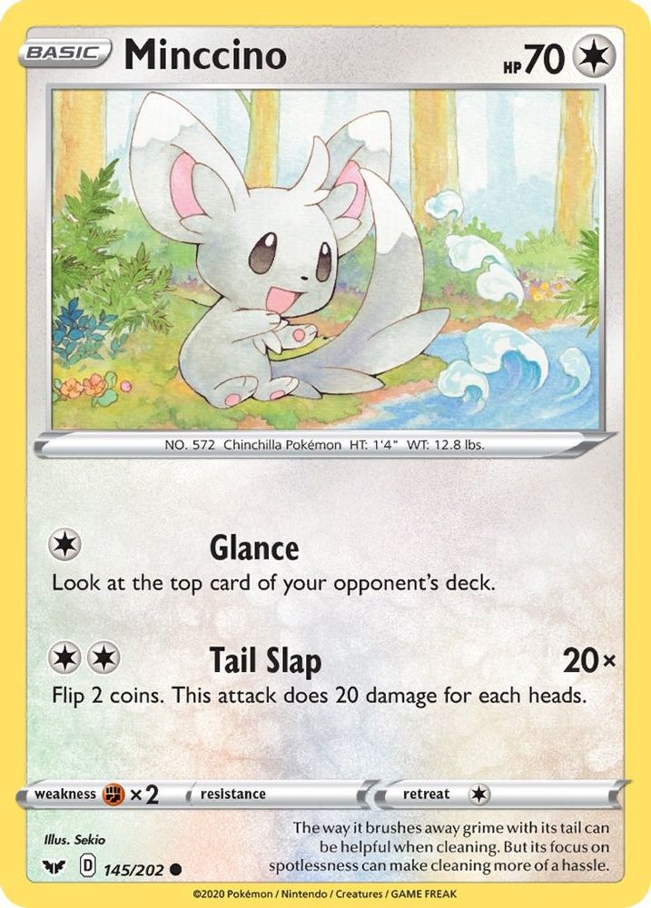 Minccino (145) (145) 145 SWSH01 Sword & Shield Base Set - Common