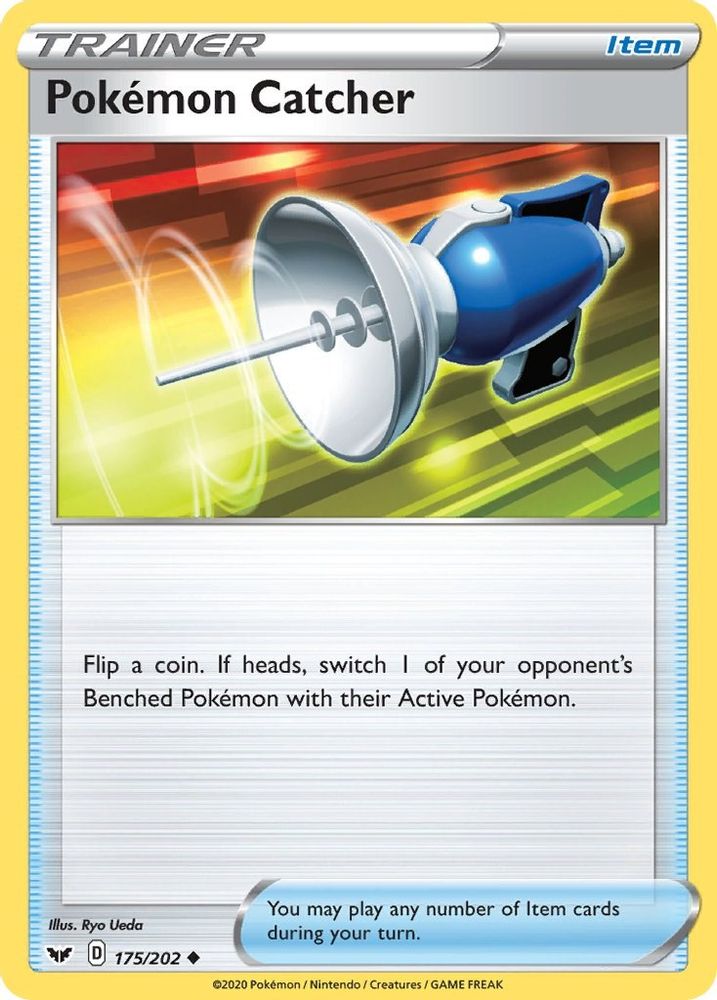 Pokemon Catcher 175 SWSH01 Sword & Shield Base Set - Uncommon
