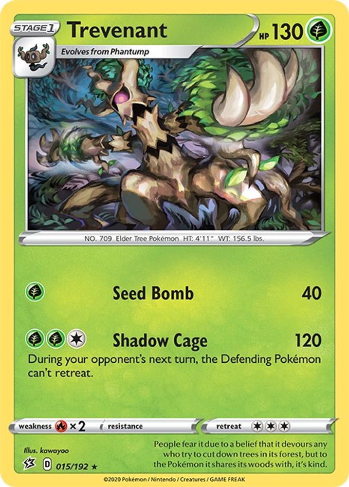 Trevenant SWSH02 Rebel Clash - Rare