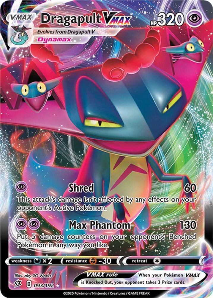 Dragapult VMAX 093 - Holofoil SWSH02 Rebel Clash - Ultra Rare