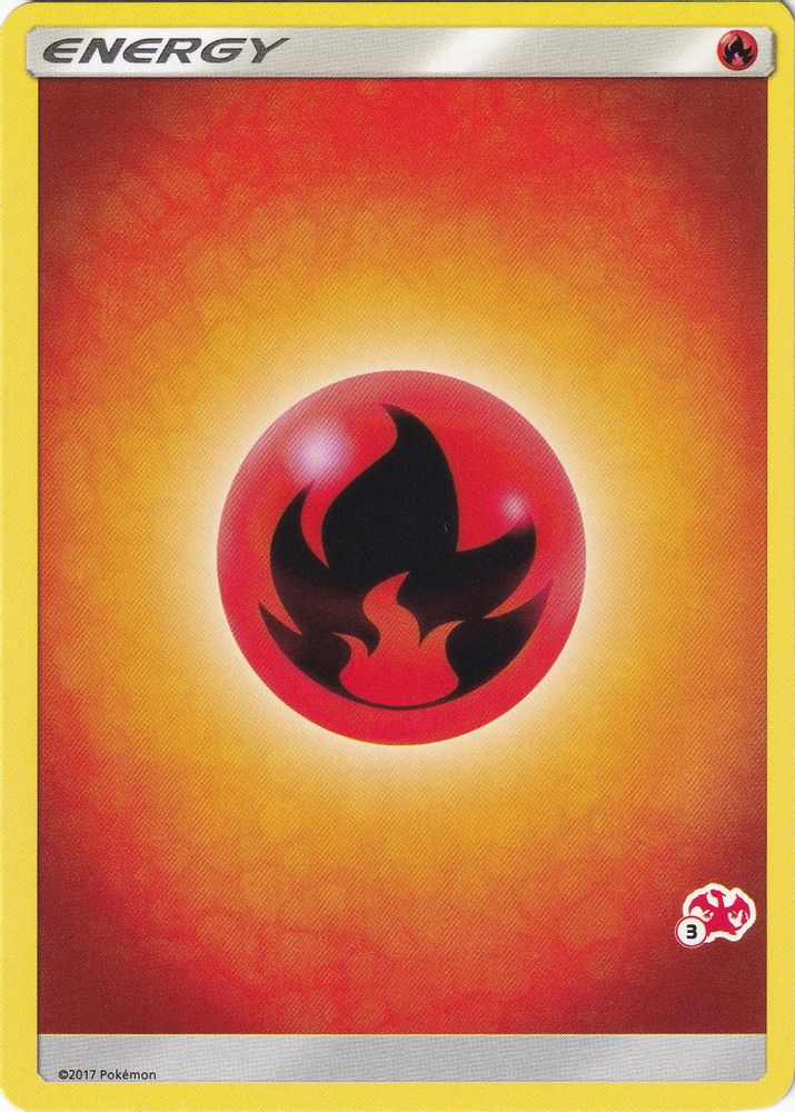 Fire Energy (#3 Charizard Stamped) Battle Academy - Promo