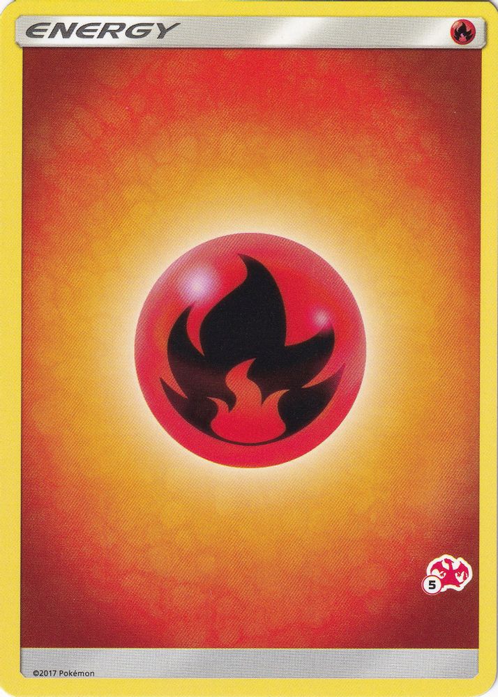 Fire Energy (#5 Charizard Stamped) Battle Academy - Promo