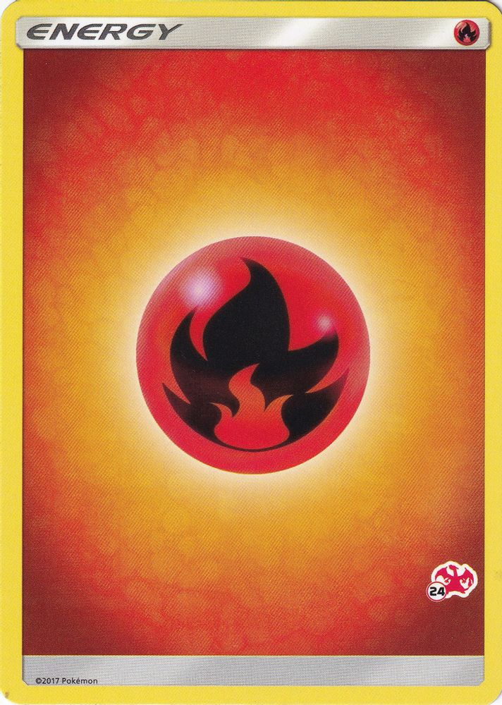 Fire Energy (#24 Charizard Stamped) Battle Academy - Promo