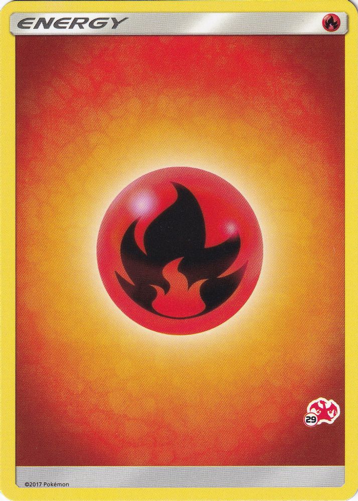 Fire Energy (#29 Charizard Stamped) Battle Academy - Promo