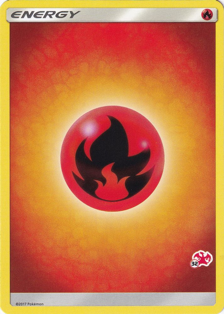 Fire Energy (#32 Charizard Stamped) Battle Academy - Promo