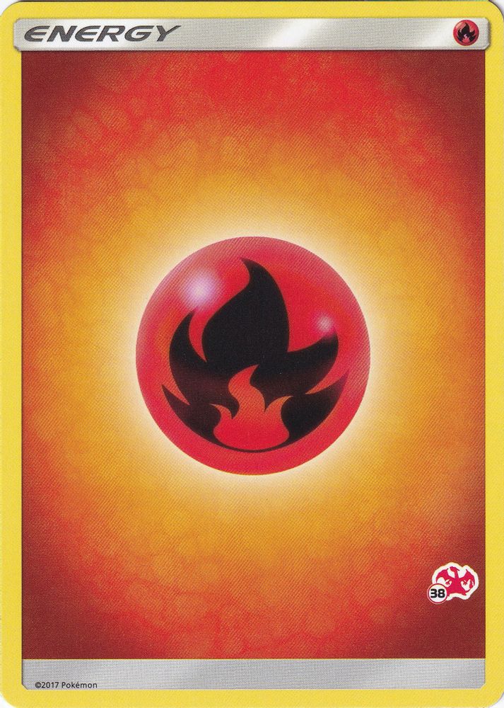 Fire Energy (#38 Charizard Stamped) Battle Academy - Promo