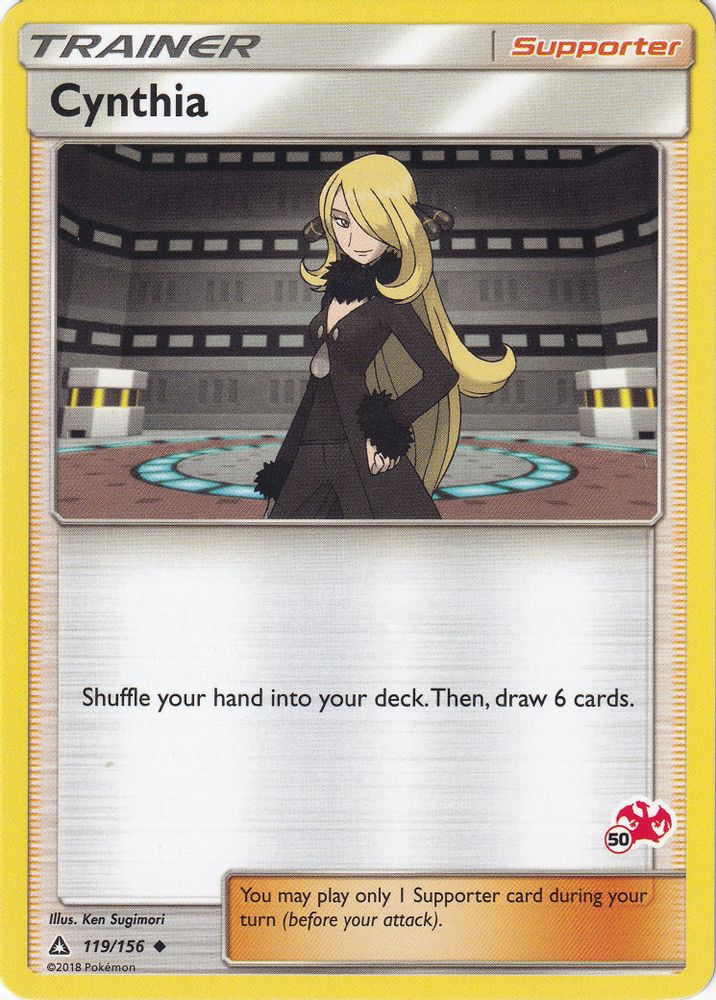 Cynthia (#50 Charizard Stamped) 119/156 Battle Academy - Promo