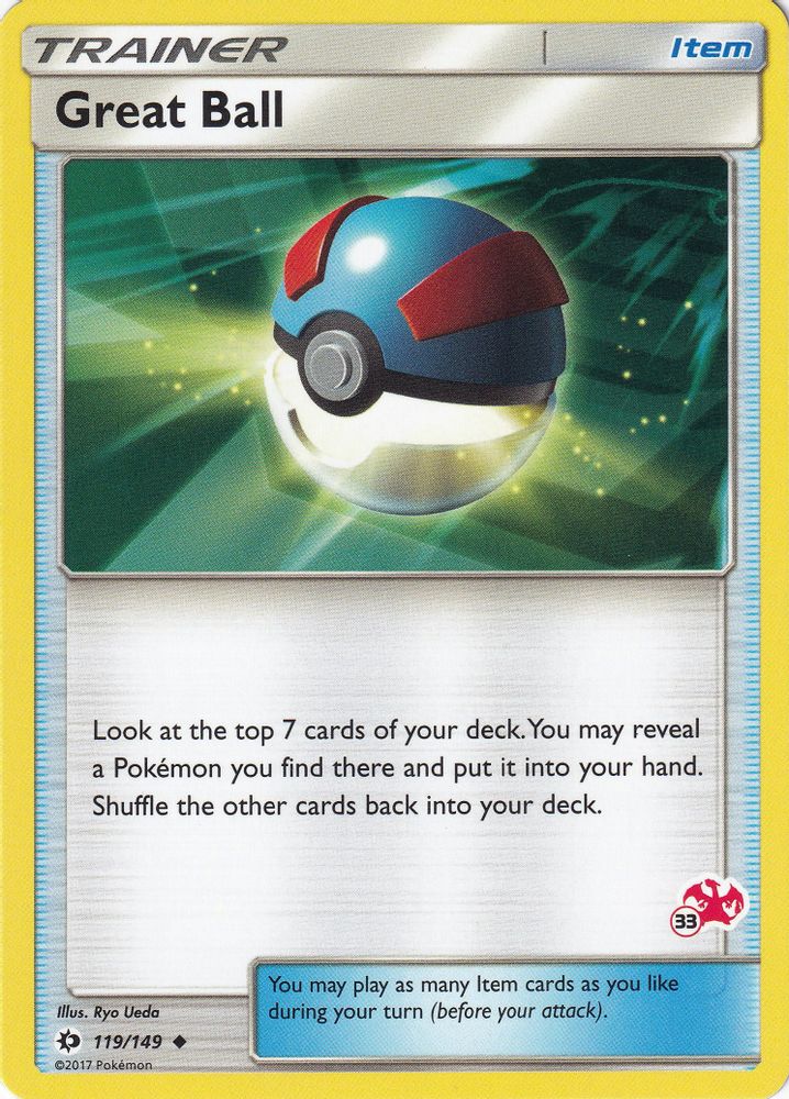 Great Ball - 119/149 (#33 Charizard Stamped)/149 Battle Academy - Promo