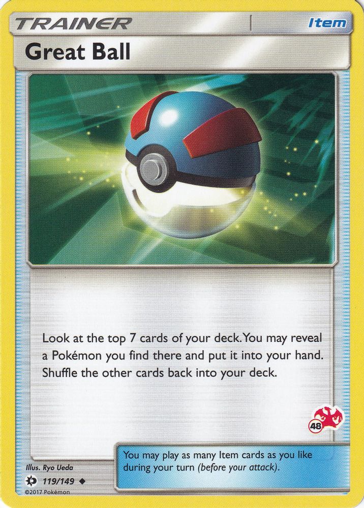 Great Ball - 119/149 (#48 Charizard Stamped)/149 Battle Academy - Promo