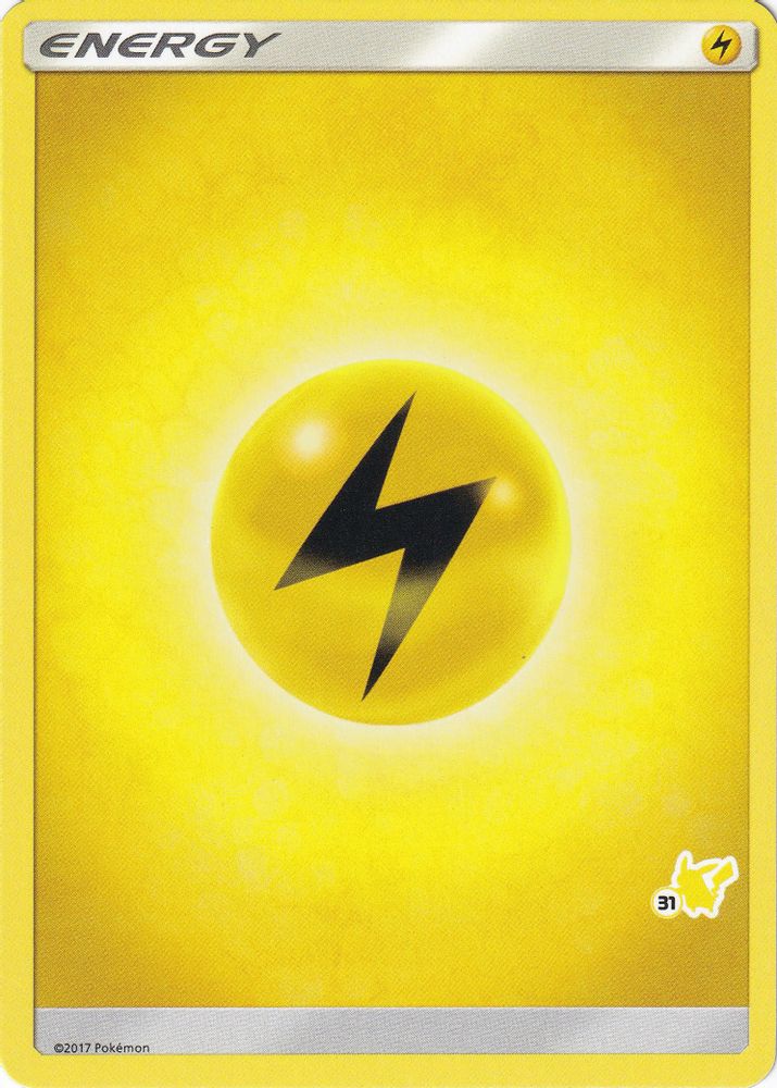 Lightning Energy (#31 Pikachu Stamped) Battle Academy - Promo