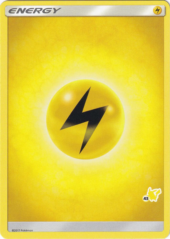 Lightning Energy (#43 Pikachu Stamped) Battle Academy - Promo