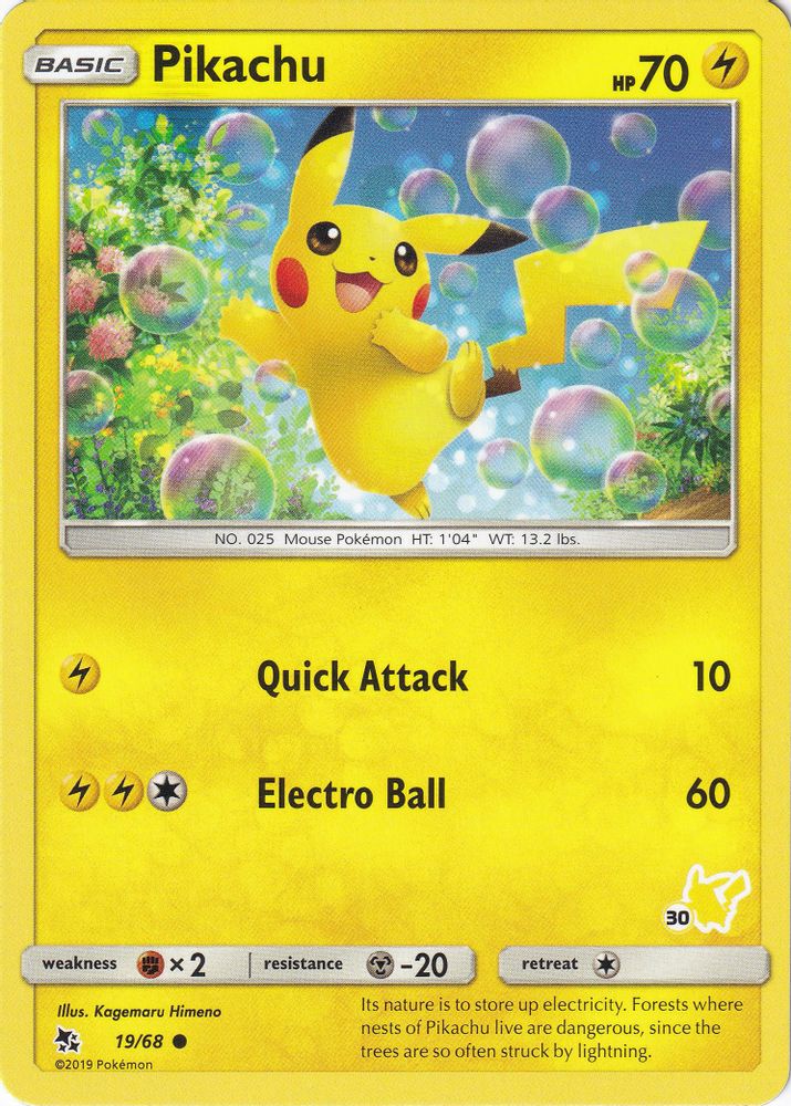 Pikachu (#30 Pikachu Stamped) 019/068 Battle Academy - Promo