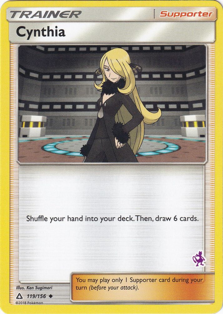 Cynthia (Mewtwo Stamped) 119/156 Battle Academy - Promo