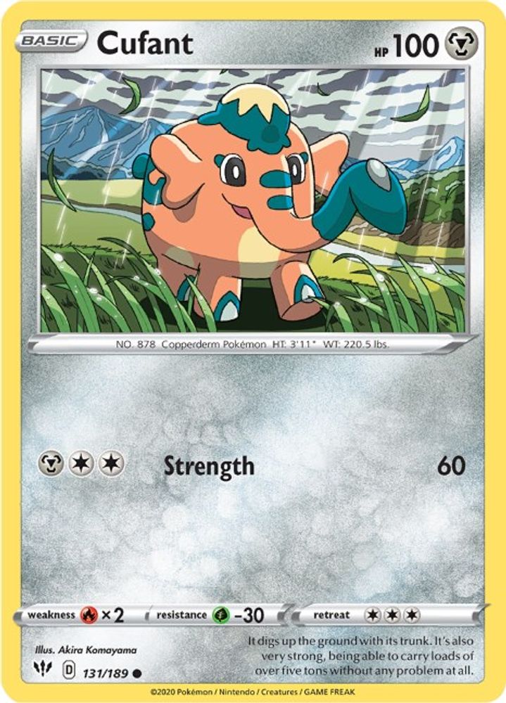 Cufant 131 SWSH03 Darkness Ablaze - Common