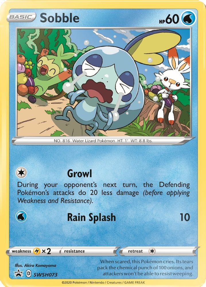 Sobble SWSH073 - Holofoil SWSH Sword & Shield Promo Cards - Promo
