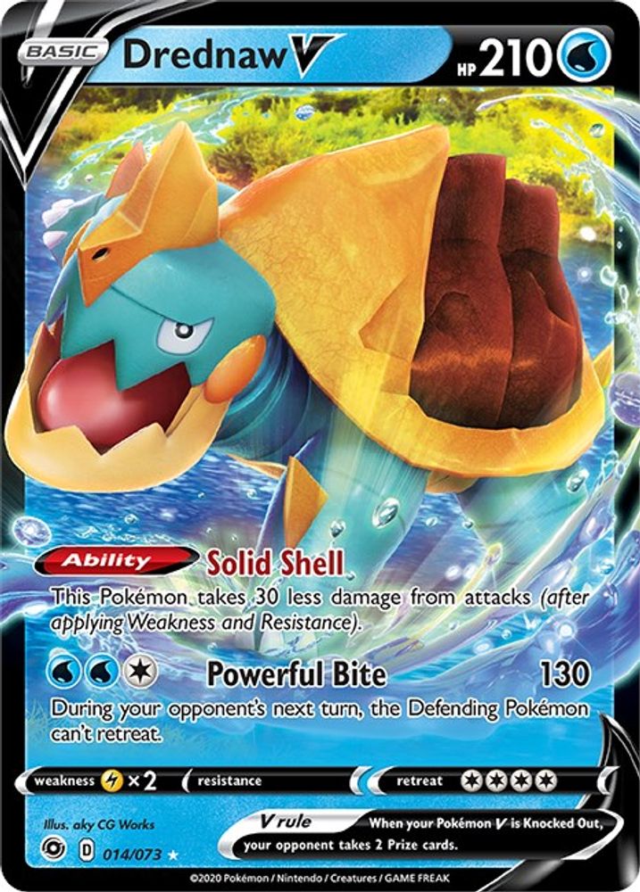 Drednaw V 014 - Holofoil Champions Path - Ultra Rare