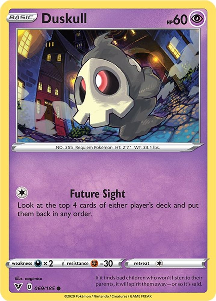 Duskull 069 SWSH04 Vivid Voltage - Common