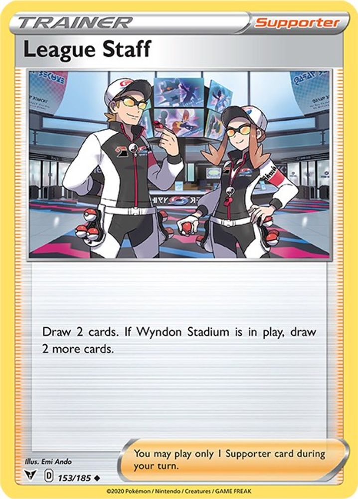 League Staff 153 SWSH04 Vivid Voltage - Uncommon