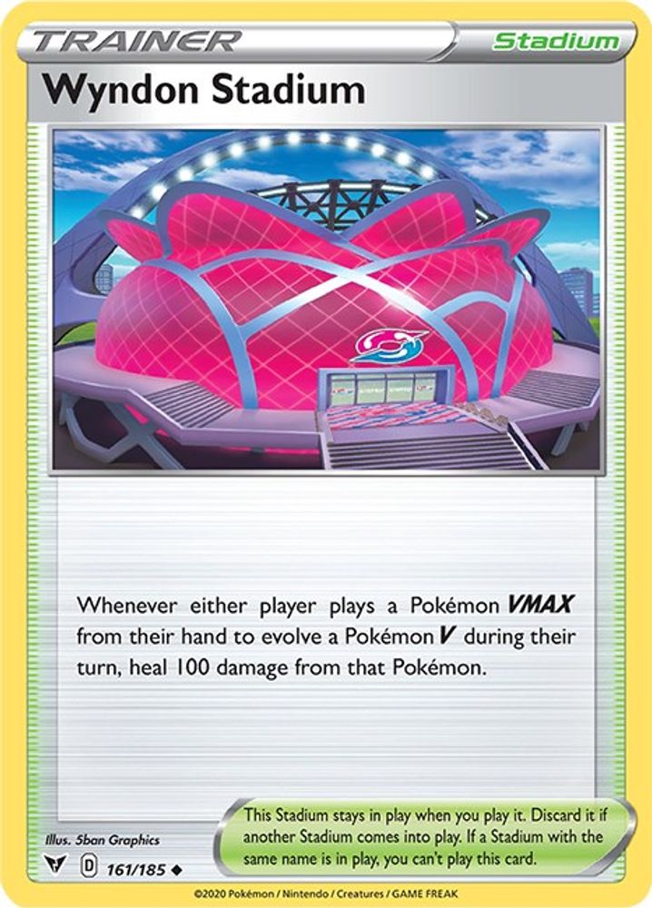 Wyndon Stadium 161 - Reverse Holofoil SWSH04 Vivid Voltage - Uncommon