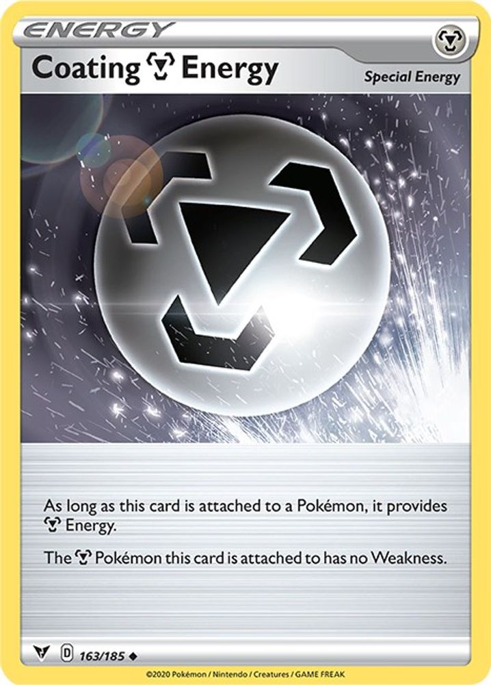 Coating Metal Energy 163 - Reverse Holofoil SWSH04 Vivid Voltage - Uncommon