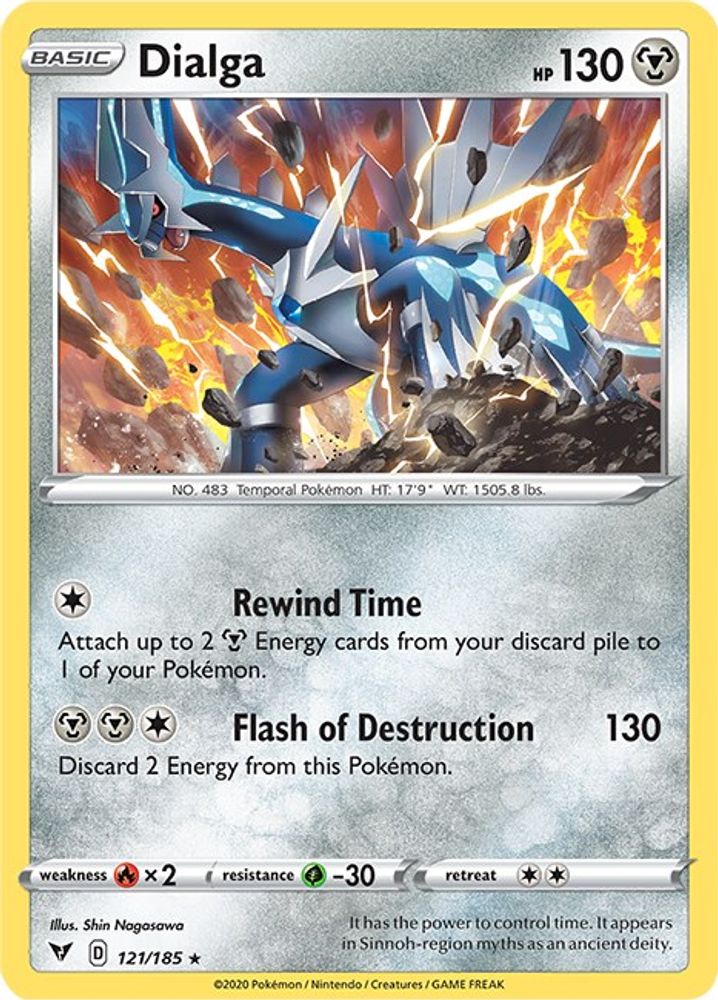 Dialga 121 - Holofoil SWSH04 Vivid Voltage - Holo Rare