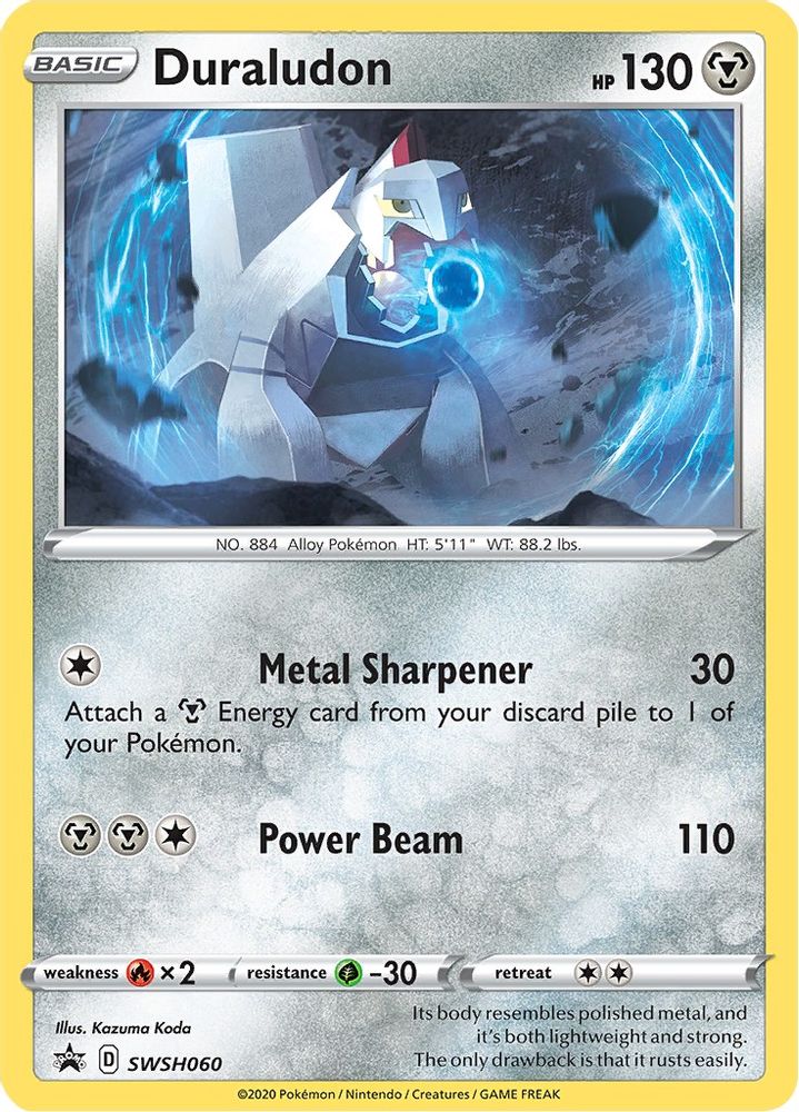 Duraludon - SWSH060 - Holofoil SWSH Sword & Shield Promo Cards - Promo