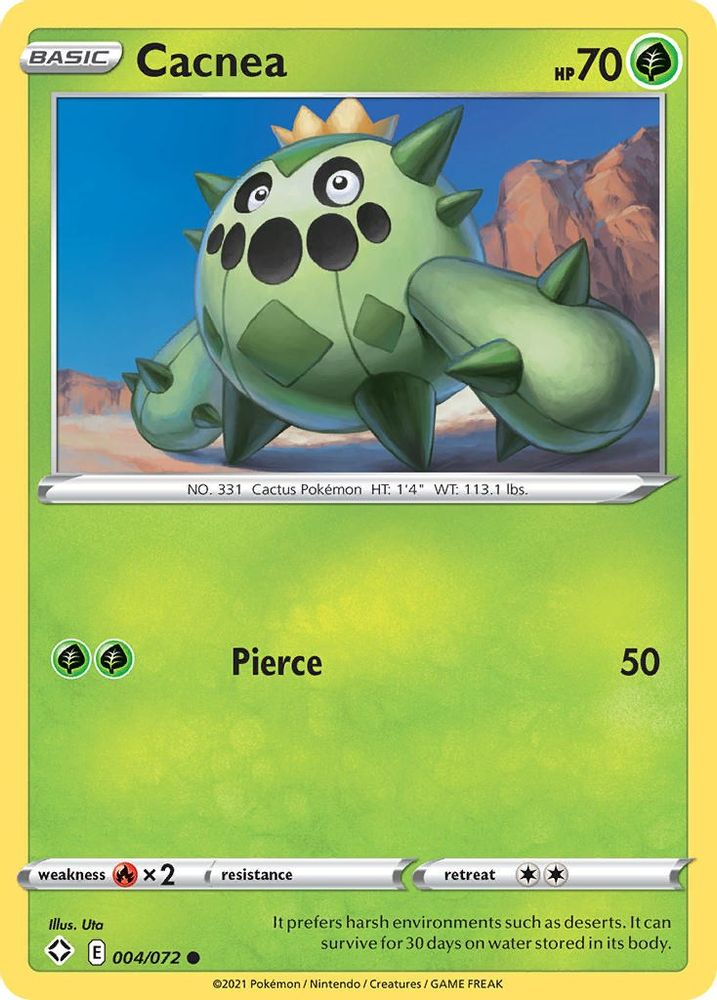 Cacnea 004 Shining Fates - Common