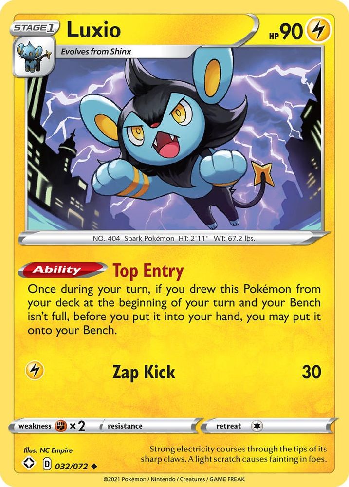 Luxio 032 Shining Fates - Uncommon