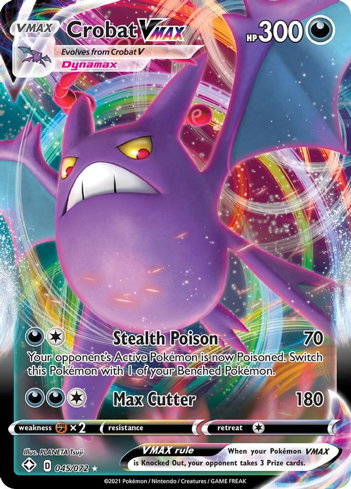 Crobat VMAX 045 - Holofoil Shining Fates - Ultra Rare