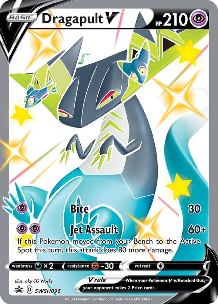 Dragapult V SWSH096 - Holofoil SWSH Sword & Shield Promo Cards - Promo