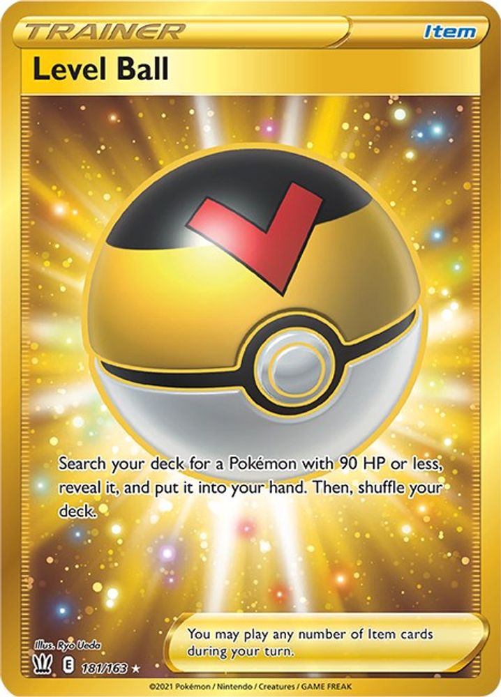 Level Ball (Secret) 181 - Holofoil SWSH05 Battle Styles - Secret Rare