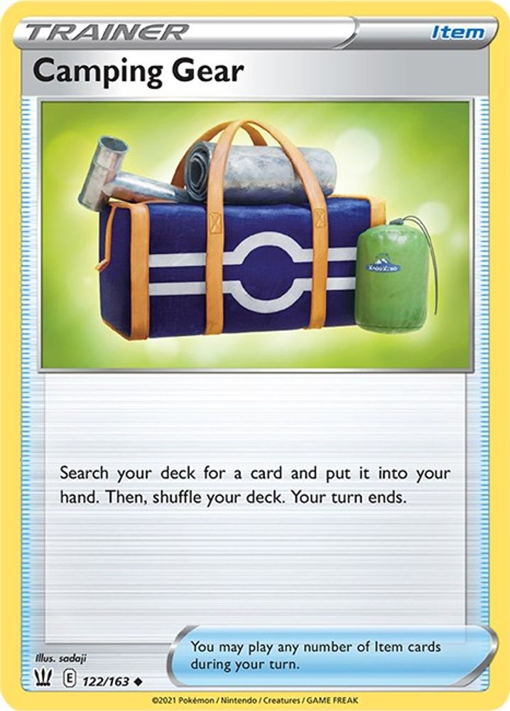Camping Gear 122 SWSH05 Battle Styles - Uncommon