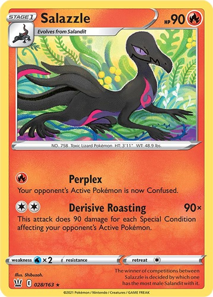 Salazzle 028 SWSH05 Battle Styles - Rare