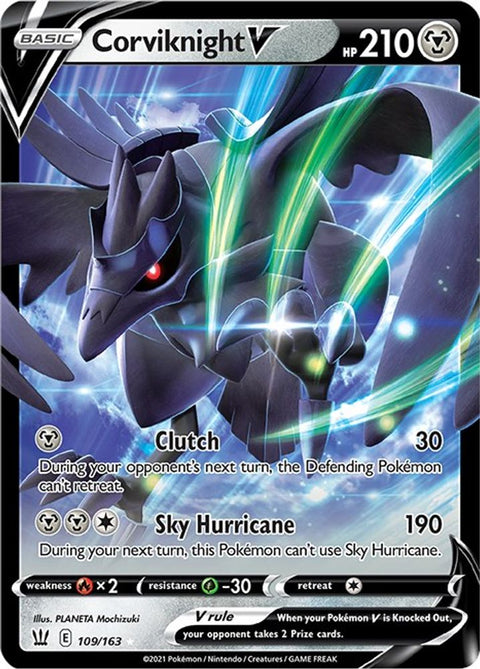 Corviknight V 109 - Holofoil SWSH05 Battle Styles - Ultra Rare
