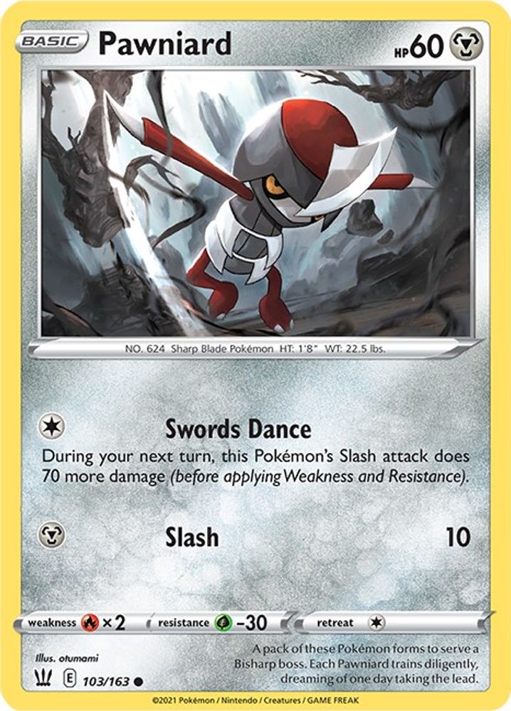 Pawniard 103/163 SWSH05 Battle Styles - Common