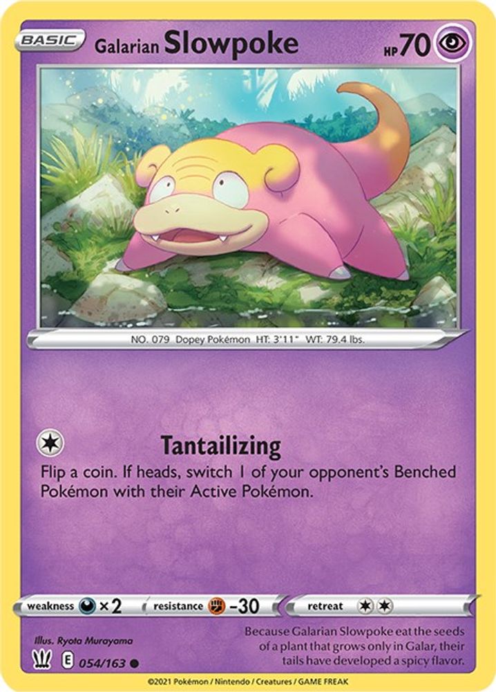 Galarian Slowpoke 054 SWSH05 Battle Styles - Common