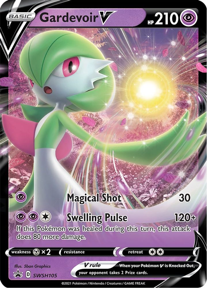 Gardevoir V SWSH105 - Holofoil SWSH Sword & Shield Promo Cards - Promo