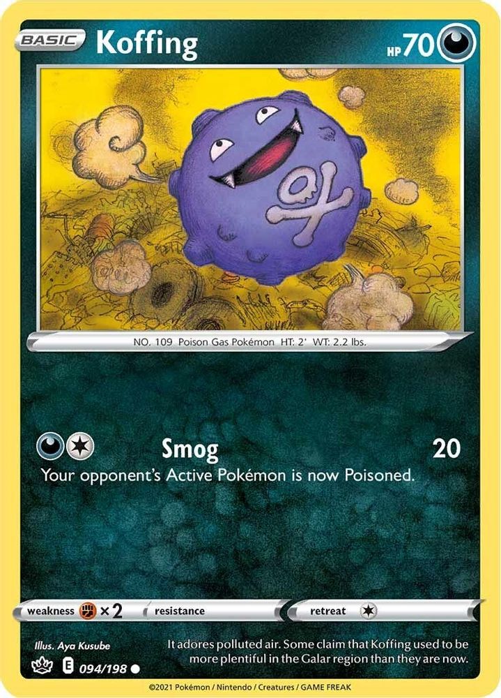 Koffing 094 SWSH06 Chilling Reign - Common
