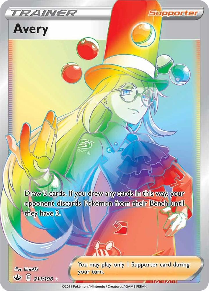 Avery (Secret) - Holofoil SWSH06 Chilling Reign - Secret Rare