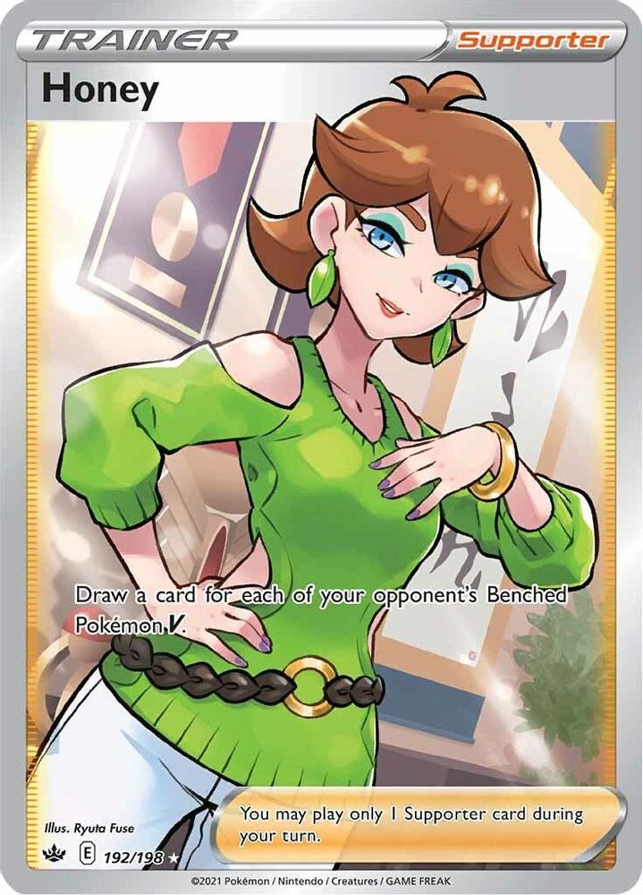 Honey (Full Art) 192 - Holofoil SWSH06 Chilling Reign - Ultra Rare
