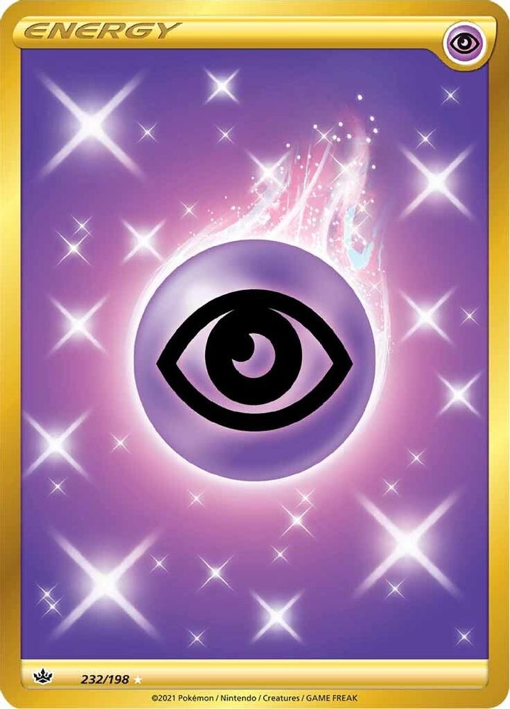 Psychic Energy (Secret) 232 - Holofoil SWSH06 Chilling Reign - Secret Rare
