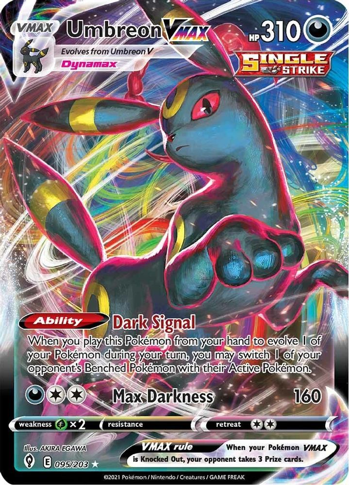 Umbreon VMAX 095 - Holofoil SWSH07 Evolving Skies - Ultra Rare