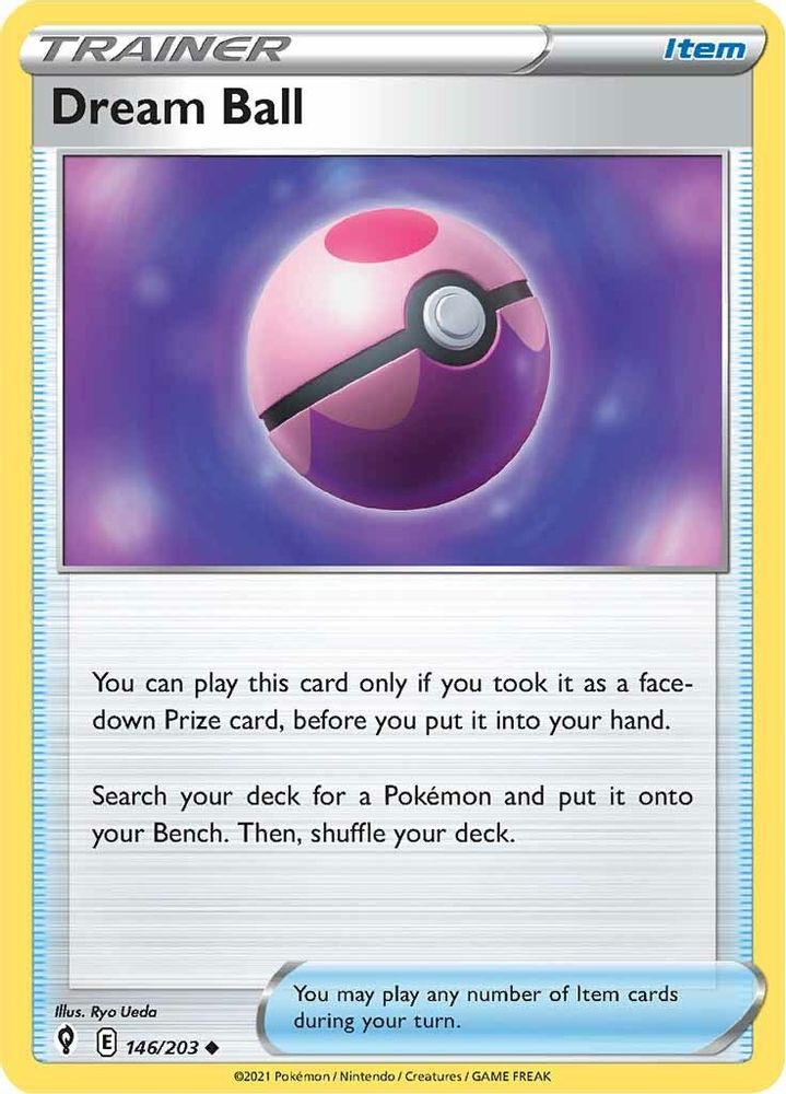 Dream Ball 146 SWSH07 Evolving Skies - Uncommon