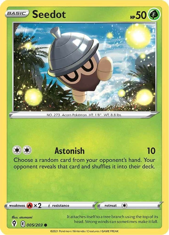 Seedot 005 SWSH07 Evolving Skies - Common