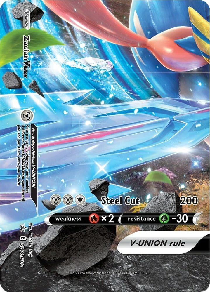 Zacian V-UNION - SWSH165 - Holofoil SWSH Sword & Shield Promo Cards - Promo