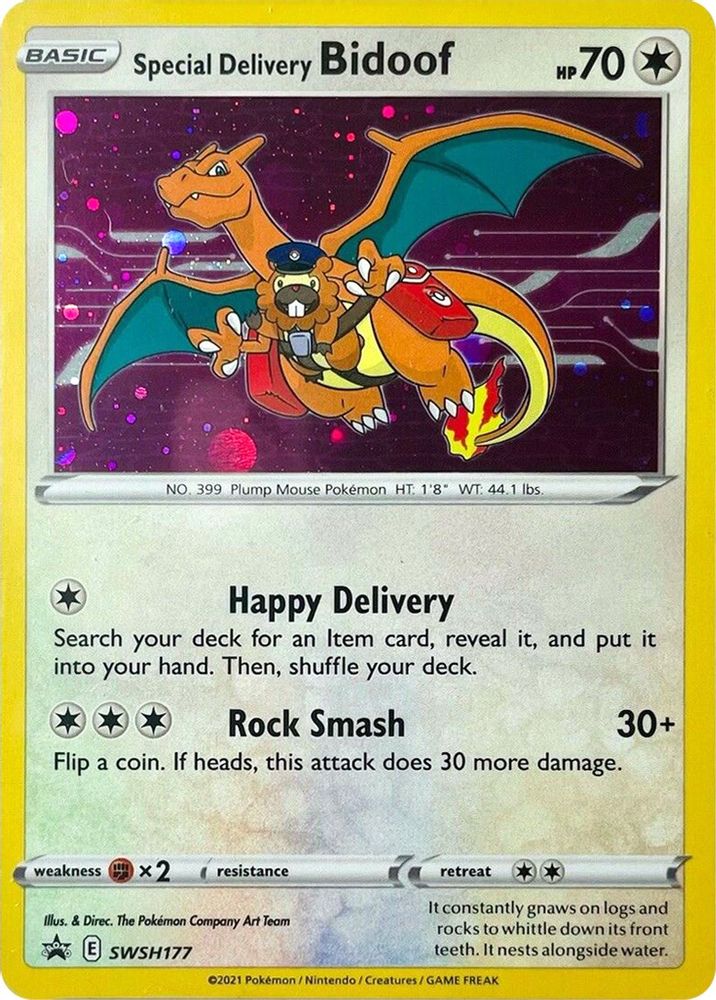 Special Delivery Bidoof - Holofoil SWSH Sword & Shield Promo Cards - Promo