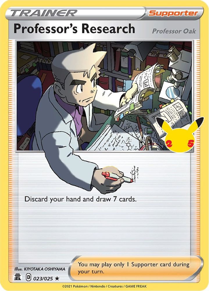 Professor's Research 023 - Holofoil Celebrations - Holo Rare