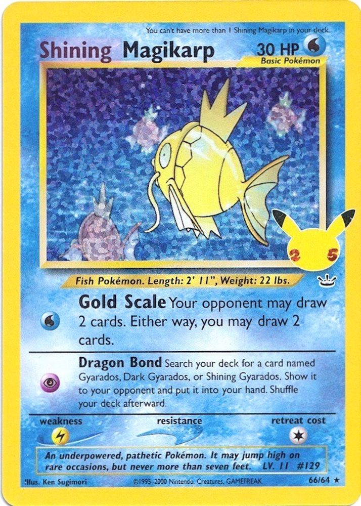 Shining Magikarp 066 - Holofoil Celebrations Classic Collection - Classic Collection